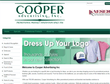 Tablet Screenshot of cooperadvertising.com